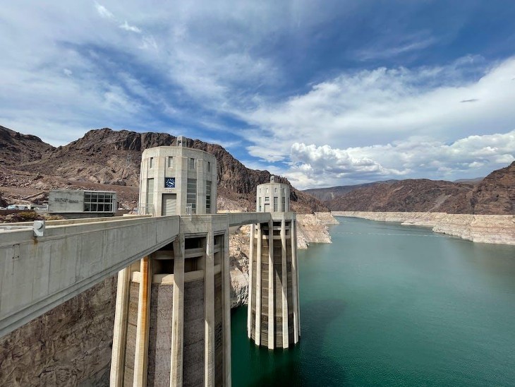 a hydropower dam